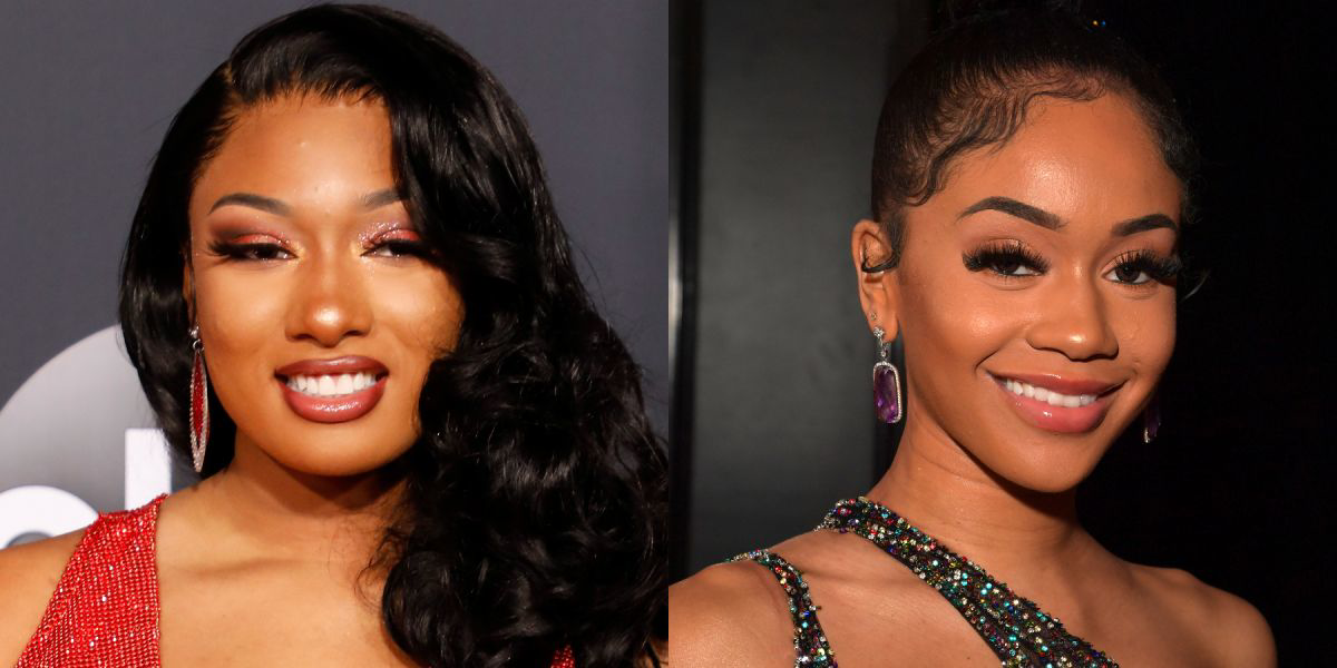 Megan Thee Stallion And Saweetie Show Off Insanely Intricate Glow-In ...